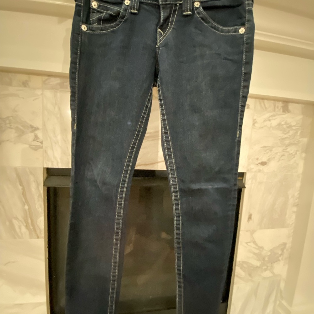 True Religion Dark Blue Skinny Jeans